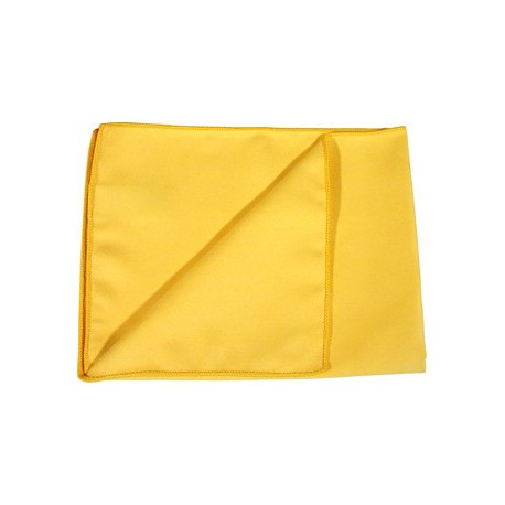 Microfibre velours jaune