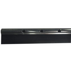 Barrette inox avec caoutchouc 25 cm