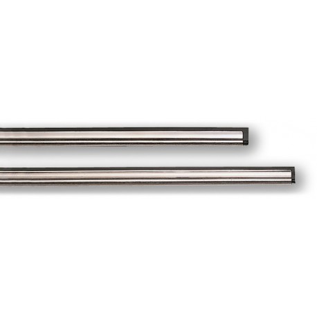 Barrette inox LH avec caoutchouc 25 cm