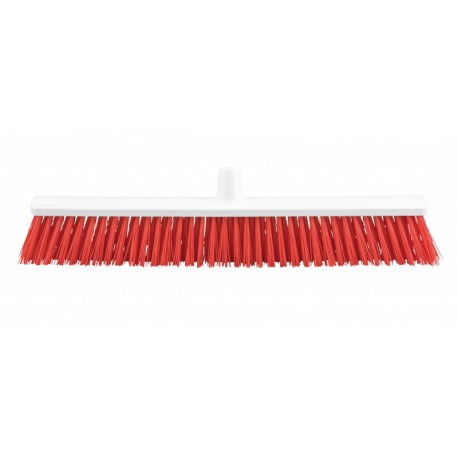 Balai de rue 60 cm Ø 1 mm PBT rouge