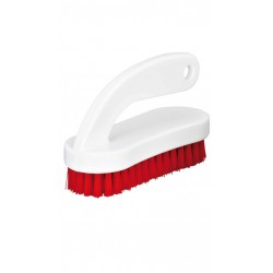 Brosse à ongles avec poignée rouge