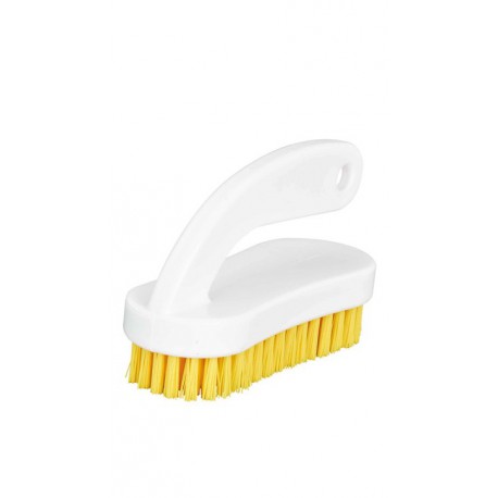 Brosse à ongles avec poignée jaune