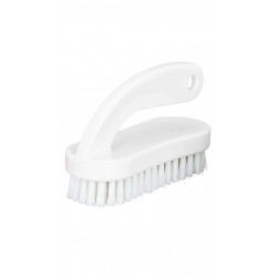 Brosse à ongles avec poignée blanc