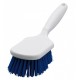 Brosse large manche court bleu