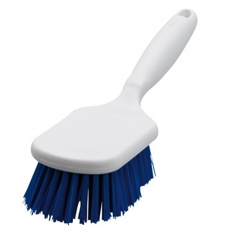 Brosse large manche court bleu