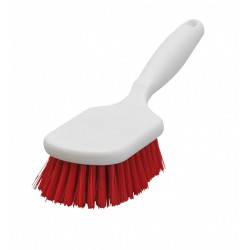 Brosse large manche court rouge