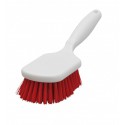 Brosse large manche court rouge