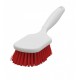 Brosse large manche court rouge